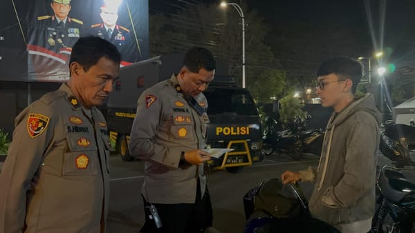 Polisi Gelar Patroli Siaga Cegah Balap Liar di Malang Kota