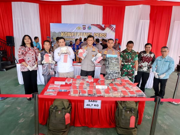 Kapolda Kalteng Apresiasi Polres Lamandau yang Gagalkan Penyelundupan 46,7 Kg Sabu