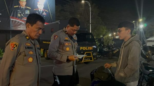 Balap Liar hingga Knalpot Bising Ditindak Polresta Malang Kota Lewat Patroli Siaga