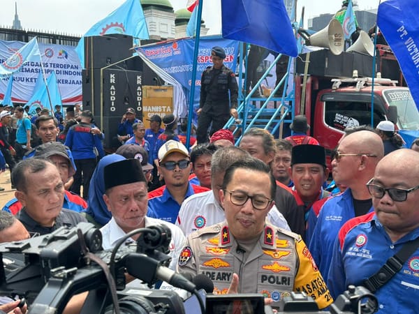 Polisi Tegaskan Aksi Buruh di DPR-MPR Berjalan Aman dan Humanis