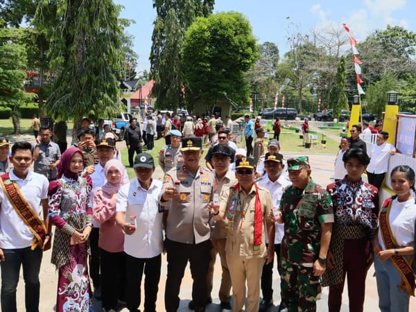 Kunker ke Barsel, Kapolda Kalteng Bareng Gubernur dan Pangdam Aksi Peduli Lingkungan
