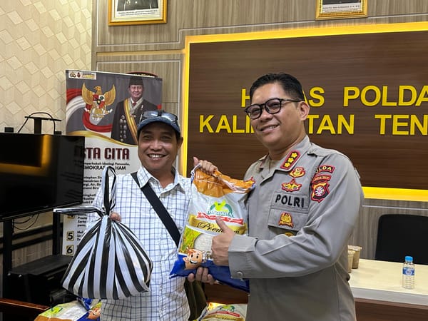 Polda Kalteng Pererat Kemitraan dengan Insan Pers Lewat Bantuan Paket Sembako