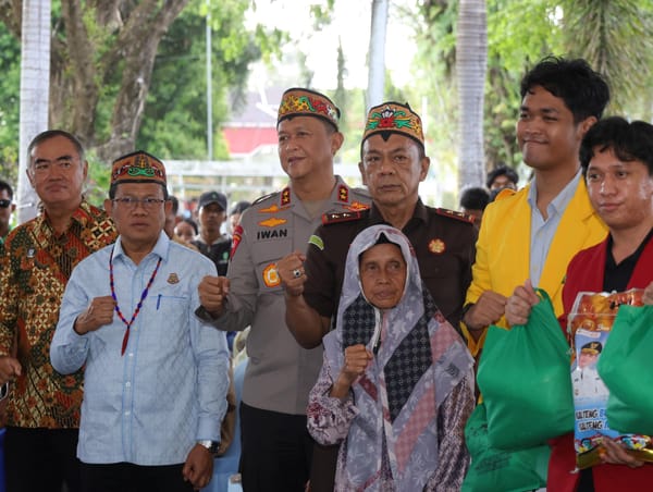 Pasar Murah dan Koperasi Desa Merah Putih Adhyaksa Dapat Dukungan Kapolda Kalteng