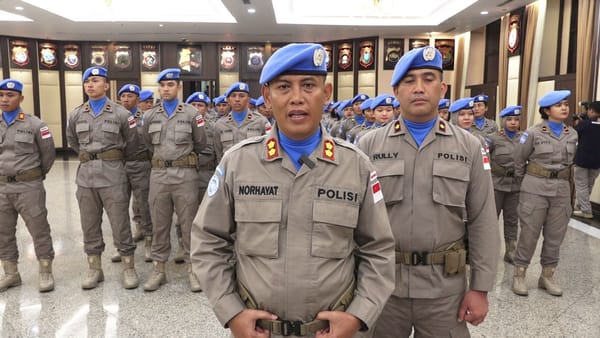 Polri Lepas Satgas FPU 7 MINUSCA Emban Misi Perdamaian di Afrika Tengah