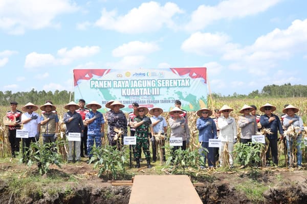 Polda Kalsel Salurkan 30 Ton Jagung Panen ke Bulog