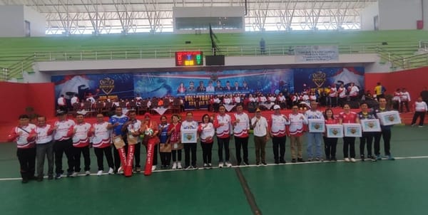 Turnamen Bola Voli Kapolda Kalteng Cup 2025 Resmi Dibuka, 26 Tim Ikuti Persaingan
