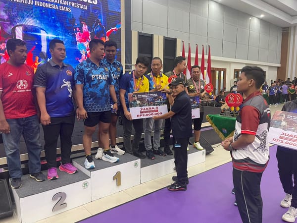 Polda Kalteng Harumkan Nama Daerah, Tim Tenis Meja Juara 3 Piala Panglima TNI Cup 2025