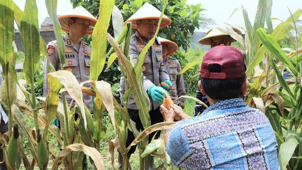 Dukung Swasembada Pangan, Polresta Malang Kota Buka 26,35 Hektar Lahan Baru