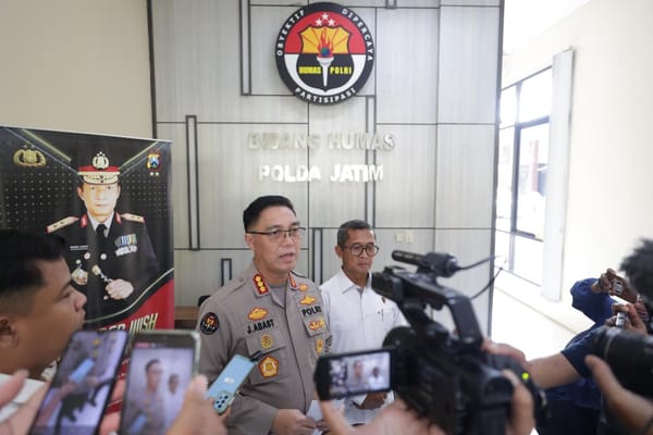 Polda Jatim Tangkap MF alias P Terkait Unjuk Rasa Anarkis di Kediri