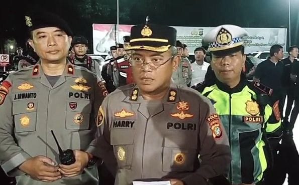 Polisi Laksanakan Patroli, Jaga Jakarta Tetap Aman