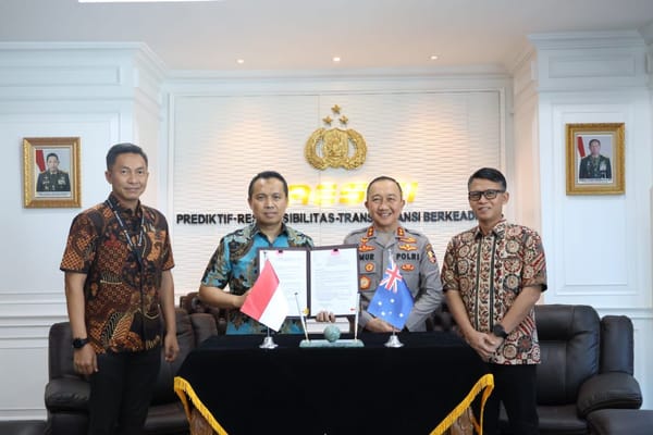 Polri–AFP Teken Rencana Kerja Bersama Cegah Penyelundupan Manusia