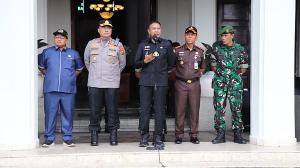 Polresta Malang Kota Gelar Simulasi Sispamkota, Warga Diajak Jogo Malang Aman