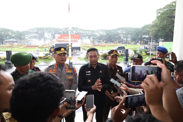 Jogo Malang Aman, Polisi dan Warga Laksanakan Simulasi Sispamkota