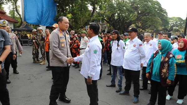 Sinergi Warga dalam Apel Damai Ngalam Mbois Teguhkan Komitmen Keamanan Malang