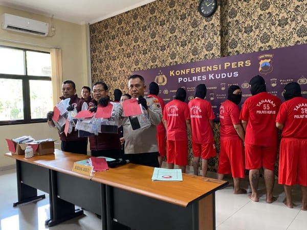 Belasan Pengedar Narkoba di Kudus Ditangkap Polisi, Sabu Ikut Disita