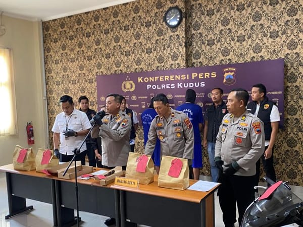 Polisi Tangkap Tetangga yang Bunuh Kakak Beradik di Kudus, Sempat Lari ke Bali