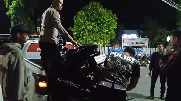 Satlantas Polres Blora Amankan Tiga Motor dari Aksi Balap Liar