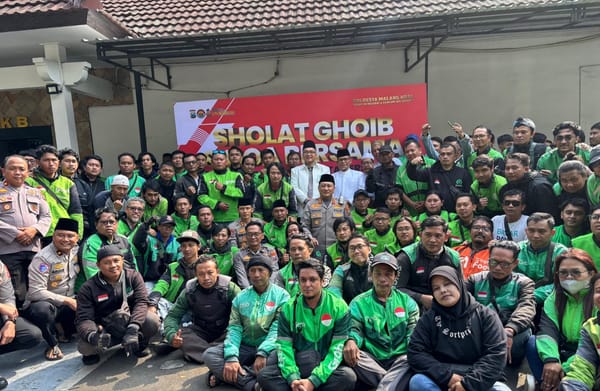 Wujud Empati, Polresta Malang Kota Laksanakan Salat Gaib Bareng Komunitas dan Tokoh