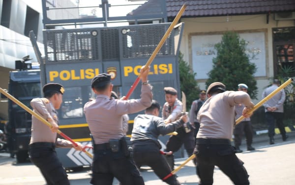 Antisipasi Kericuhan Demo, Polresta Malang Kota Laksanakan Sispam Mako