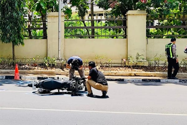 Tewas di Dekat Polda Jateng, Iko Juliant Junior Jalani Penanganan Polisi Lewat Olah TKP