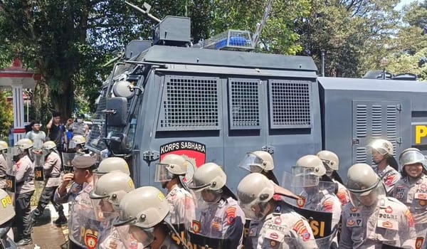 Polresta Banyumas Gelar Simulasi Pengamanan Unjuk Rasa