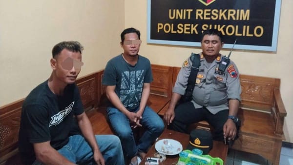 Dua Pelaku Penganiayaan Warga Desa Ditangkap Polsek Sukolilo