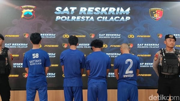 Polisi Tetapkan 12 Tersangka Kasus Penjarahan dan Pembakaran Gedung DPRD Cilacap