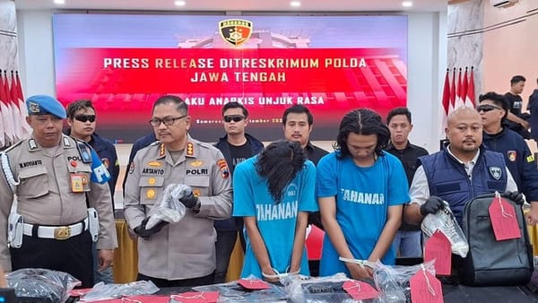 Total 10 Tersangka, Polda Jateng Kembali Tetapkan 3 Orang dalam Kasus Anarkis