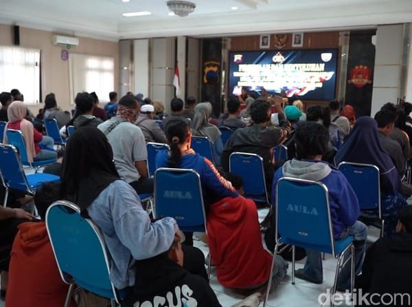 Polrestabes Semarang Amankan 95 Orang, Pulangkan 63 Anak