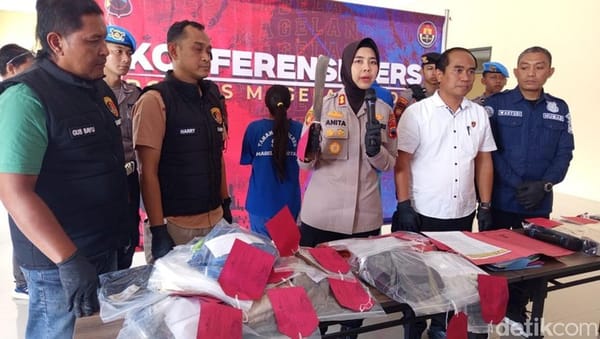 Polisi Tangkap Ibu yang Bunuh dan Kubur Bayinya di Magelang