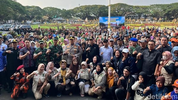 Forkopimda Bersama Warga Satukan Tekad Wujudkan Kota Malang Kondusif
