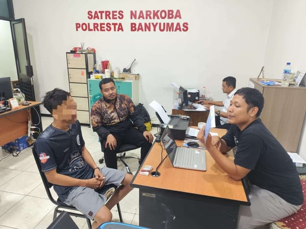Polresta Banyumas Bekuk Dua Pemuda Pengedar Psikotropika