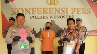 Polres Wonosobo Tangkap Residivis Kasus Narkoba di Glandang, Amankan Sabu