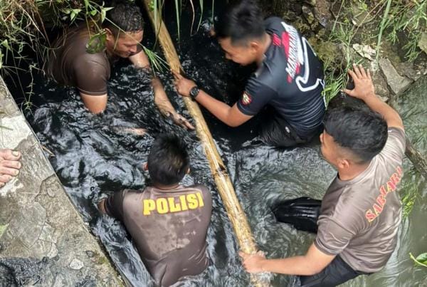 Polresta Cilacap dan PSDA Bergerak Cepat Tangani Banjir di Wilayah Terdampak