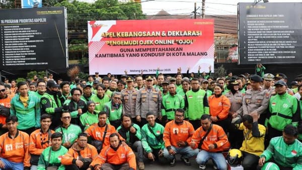 Polresta Malang Kota Libatkan Komunitas Ojol sebagai Mitra Informasi Kamtibmas