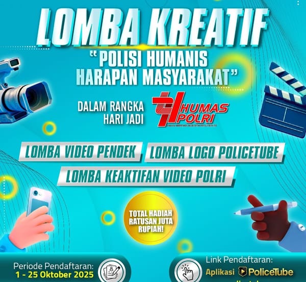 Sambut Hari Jadi ke-74, Polda Jateng Adakan Lomba Kreatif Bertema “Polri Humanis”