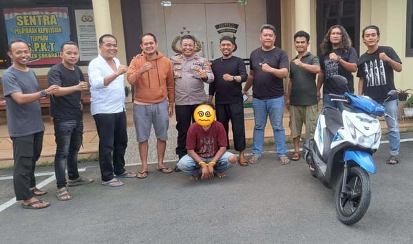 Modus Jadi Pembeli, Pelaku Curi Motor Pedagang Mie Ayam