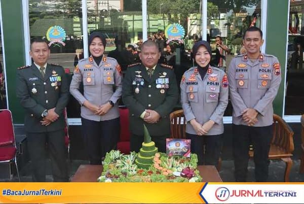 Polres Semarang Perkuat Sinergi dengan TNI di Peringatan HUT ke-80