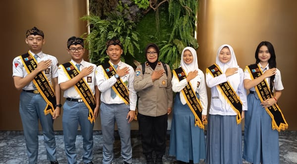 Perwakilan Polresta Malang Kota Sandang Gelar Juara II Duta Kamtibmas Jawa Timur