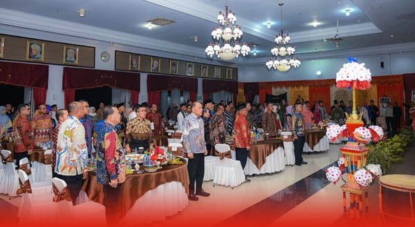 HUT ke-80 Sumatera Barat, Malam Resepsi Jadi Ajang Kebersamaan Pemimpin dan Masyarakat Minang