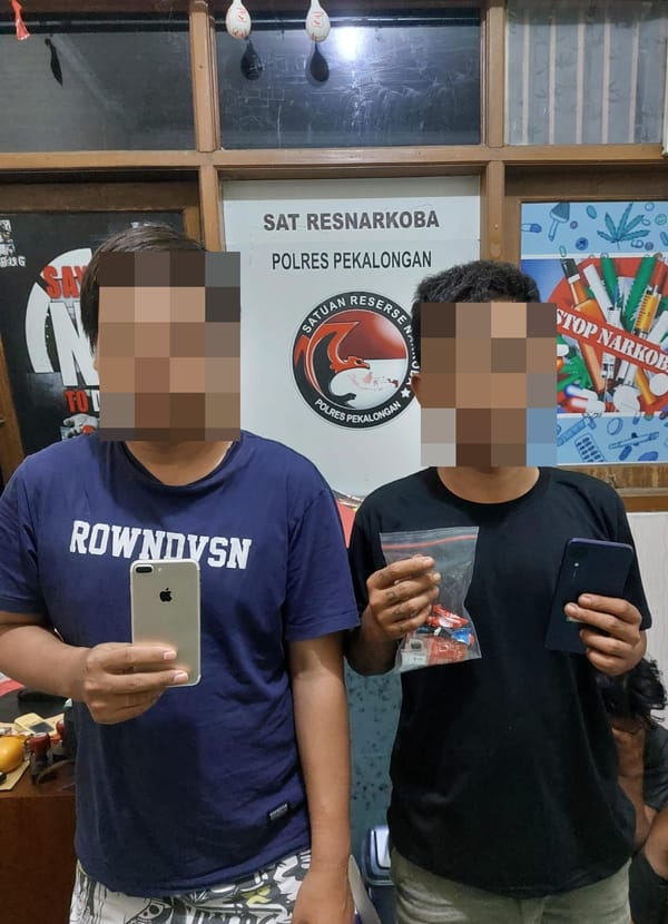 Dua Pengedar Sabu di Pekalongan Ditangkap Polisi, Barang Bukti Hampir 10 Gram Disita