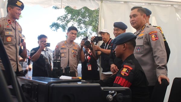Astamaops Kapolri Cek Pos Pantau Drone, Pastikan Pengamanan Canggih di Mandalika