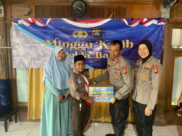 Lewat Minggu Kasih, Ditbinmas Polda Bali Dekatkan Polri dengan Masyarakat dan Anak Panti Asuhan