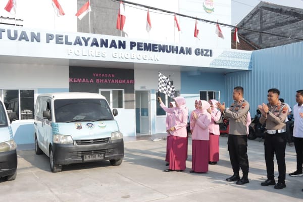 Kolaborasi Polres Grobogan dan Sekolah, Wujud Kepedulian terhadap Gizi Anak Daerah