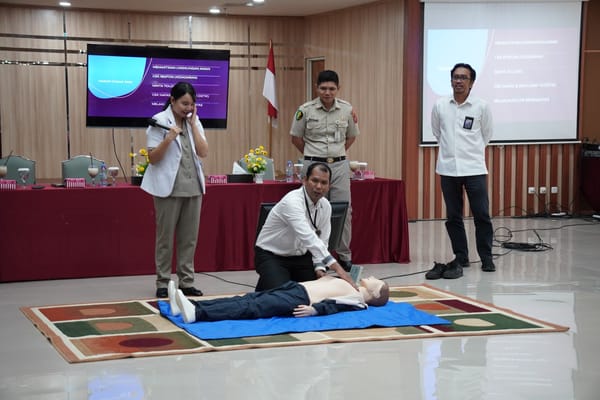 Pegawai BPKP Kalteng Dapat Pembekalan Pertolongan Pertama dari Rumkit Bhayangkara Polda Kalteng