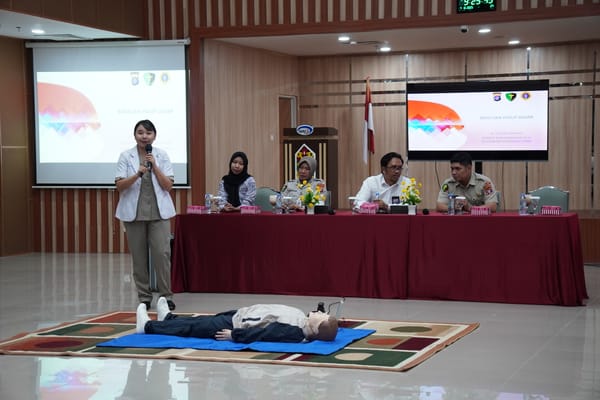 Rumkit Bhayangkara Polda Kalteng Latih Pegawai BPKP Kalteng Tangani Keadaan Darurat