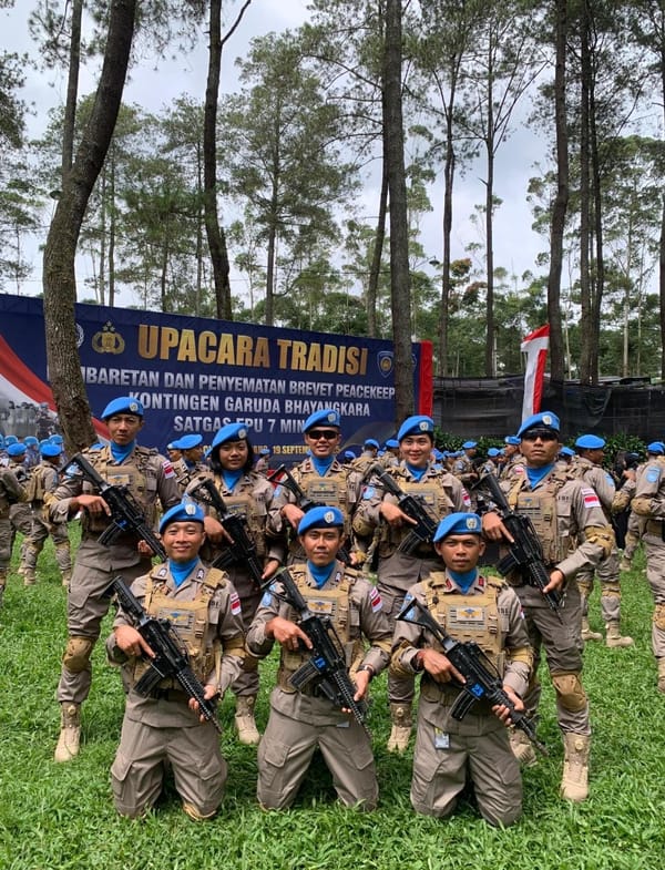 Bangga! 8 Personel Polda Bali Tergabung dalam Pasukan Perdamaian PBB