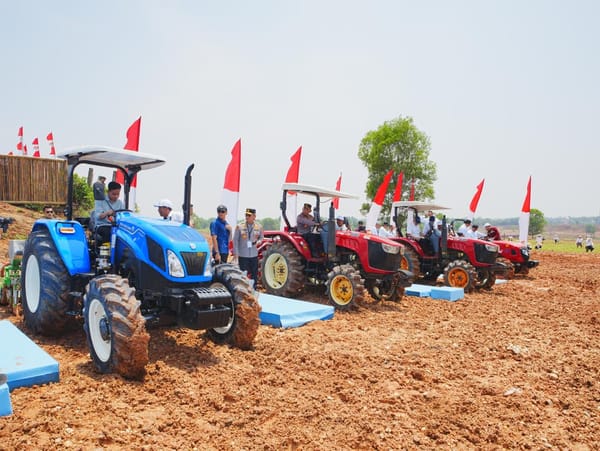 Dukung Kemandirian Pangan, Wapres Ma’ruf Amin Pimpin Tanam Jagung Serentak Polri Kuartal IV