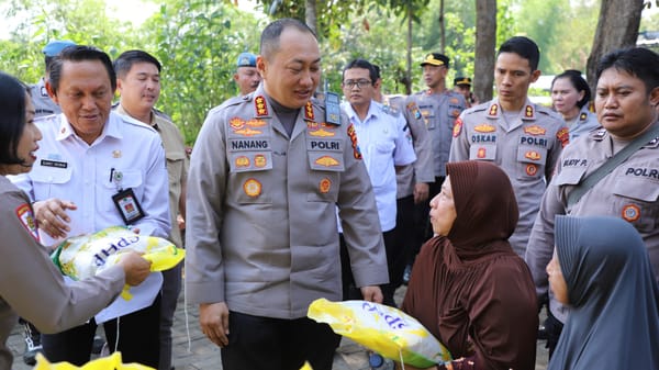 Polresta Malang Kota Ajak Warga Perkuat Ketahanan Pangan Lewat Tanam Jagung dan Pasar Murah