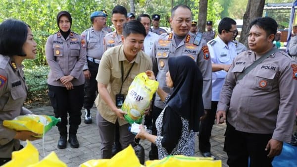 Polresta Malang Kota Tanam Jagung dan Gelar Pasar Murah untuk Dukung Ketahanan Pangan